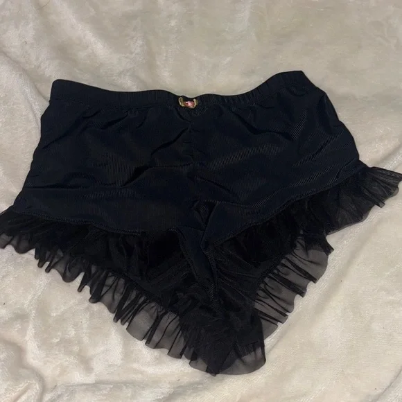 Sheer high waisted lounge shorts size S - Picture 2 of 5
